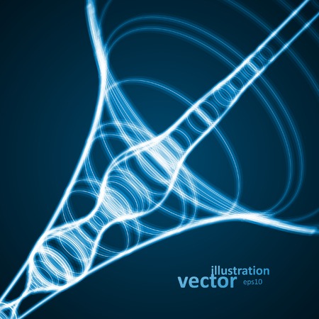 Abstract technology illustration, vector stylish conceptのイラスト素材