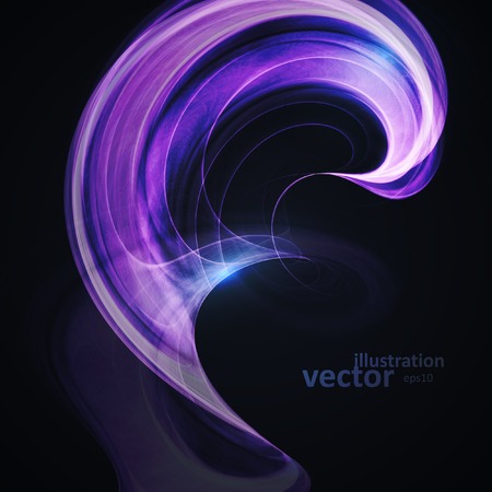 Abstract magical vector background, futuristic fractal  のイラスト素材