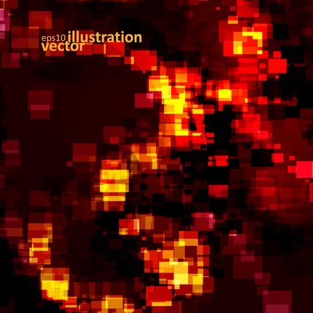 Abstract geometric background, colorful vector futuristic illustration のイラスト素材