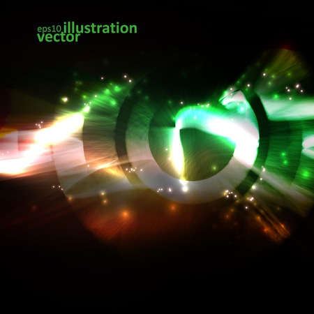 Abstract vector eps10  Creative dynamic element, light lines Illustrations のイラスト素材