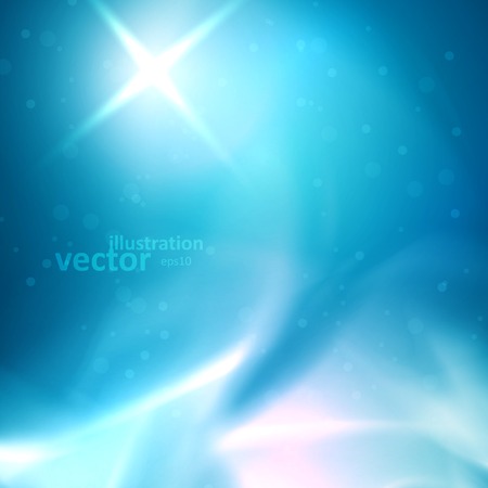 Blue Heavens cloudscape, vector sky with clouds eps10のイラスト素材