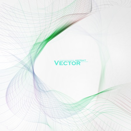 Concept abstract background, futuristic wavy vector のイラスト素材