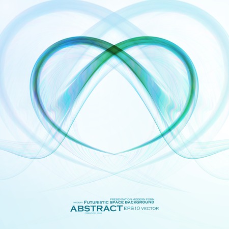 Abstract blue background, futuristic wavy vector illustration eps10のイラスト素材