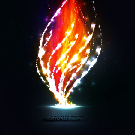 Abstract vector eps10. Creative dynamic element, light lines Illustrations.のイラスト素材