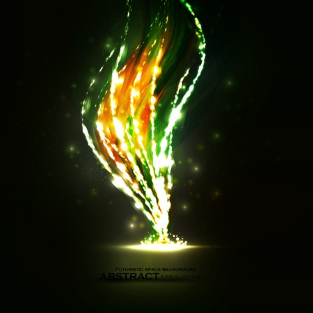 Abstract vector. Creative dynamic element, light lines Illustrations.のイラスト素材