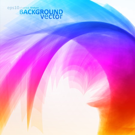 Colorful abstract vector background, futuristic wavy illustration eps10のイラスト素材