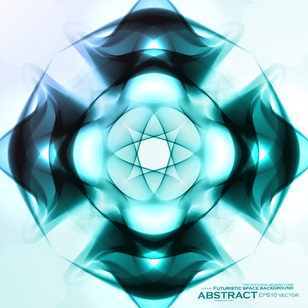Abstract blue, wave vector background, futuristic illustration のイラスト素材
