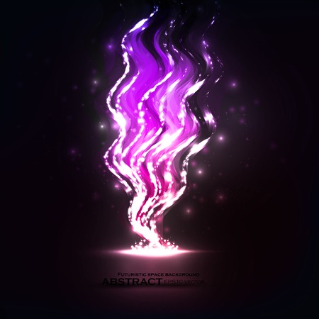 Abstract vector eps10. Creative dynamic element, light lines Illustrations.のイラスト素材