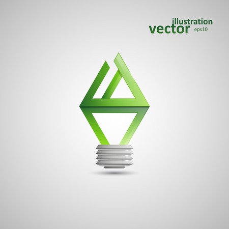Light Bulb, Vector Illustration , Graphic Concept  For Your Design.のイラスト素材