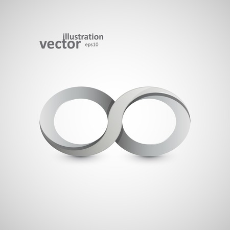 Infinity sign, vector graphic design, stylish concept eps10のイラスト素材