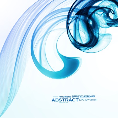 Abstract dynamic background, futuristic wavy vector illustration eps10のイラスト素材