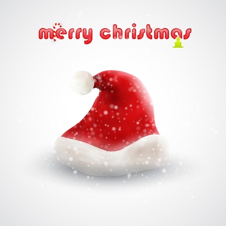 Santa Claus hat, vector graphic design, stylish concept eps10のイラスト素材