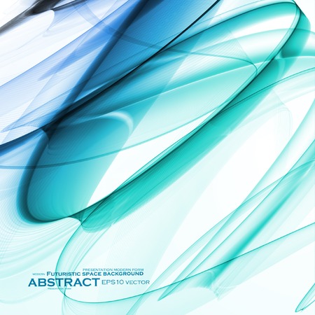 Abstract blue background, futuristic wavy vector illustration eps10のイラスト素材
