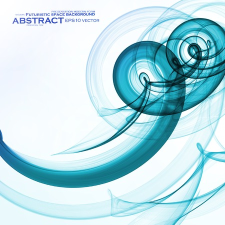 Abstract dynamic background, futuristic wavy vector illustration のイラスト素材