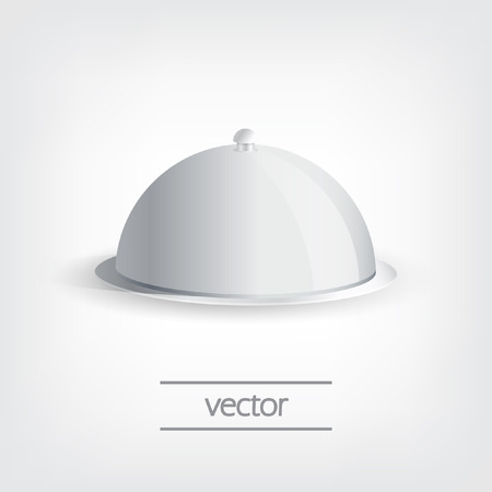 Grey tray, vector graphic design, stylish concept のイラスト素材