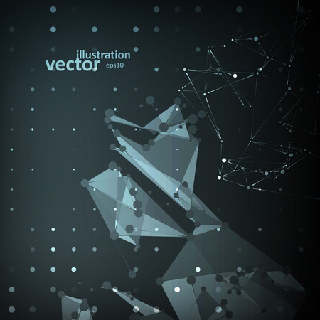 Abstract technology background, vector science illustration eps10のイラスト素材