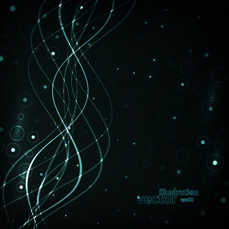 Abstract futuristic vector background, dark art illustration eps10のイラスト素材