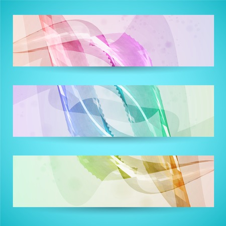 Abstract banner background, colorful art  illustrationの写真素材