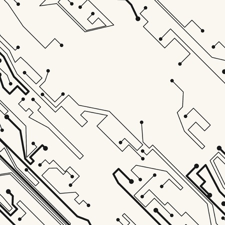 circuit board background, technology illustrationの写真素材
