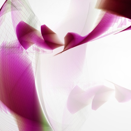 Concept abstract background, futuristic wavy illustrationの写真素材