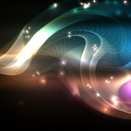 Abstract  . Creative dynamic element, light lines Illustrations.の写真素材