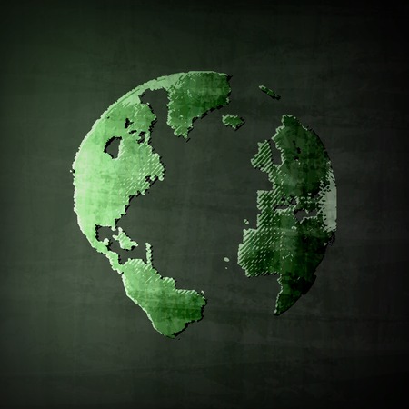 Abstract image of globe. The concept  illustrationの写真素材