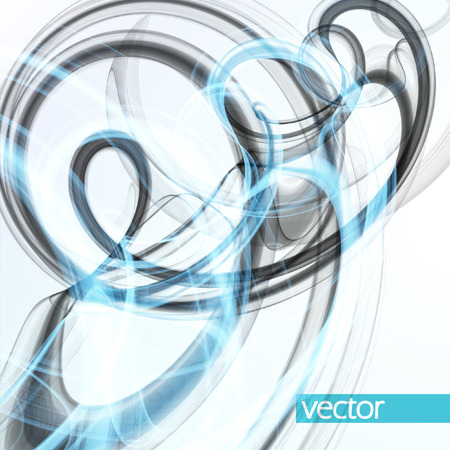 Abstract dynamic background, futuristic wavy vector illustration eps10のイラスト素材