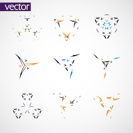 Abstract Lines Icons, Vector Illustration eps10, Graphic Concept  For Your Design.のイラスト素材