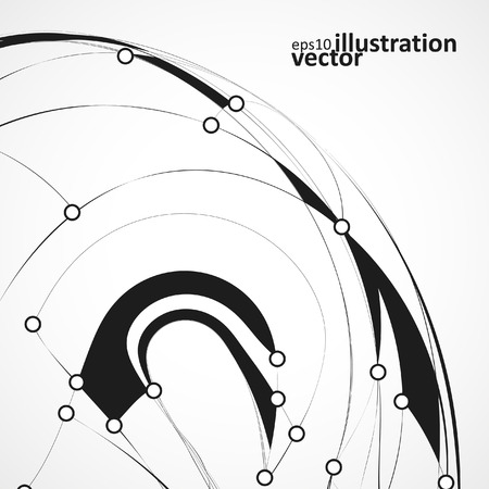 Abstract vector background, technology illustration, stylish eps10のイラスト素材