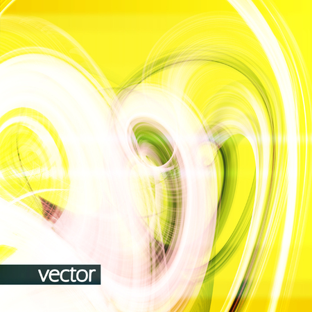 Abstract green background, futuristic wavy vector illustration eps10のイラスト素材