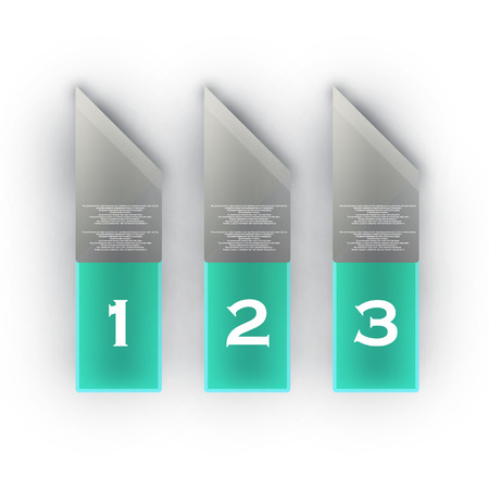 Infographics options banner, vector graphic design, stylish concept eps10のイラスト素材