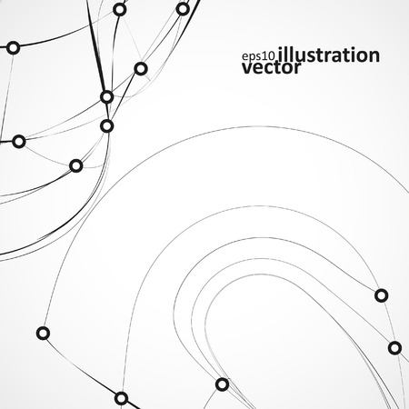 Abstract vector background, technology illustration, stylish eps10のイラスト素材