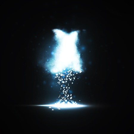 Abstract. Creative dynamic light element, futuristic art illustrationの写真素材