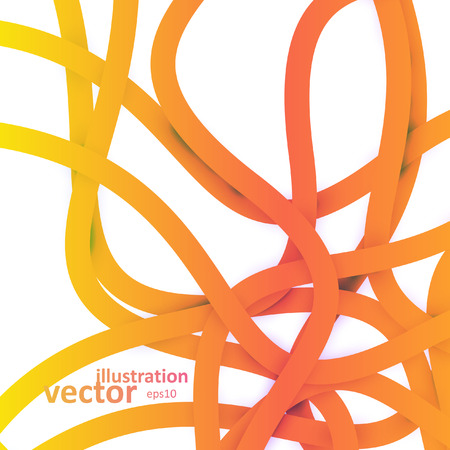 Colorful abstract background, futuristic vector wavy illustration eps10のイラスト素材
