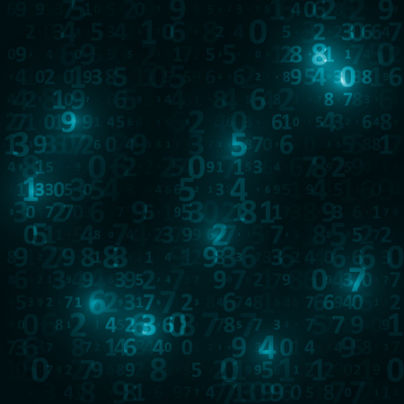 Digital code background, abstract illustrationの写真素材