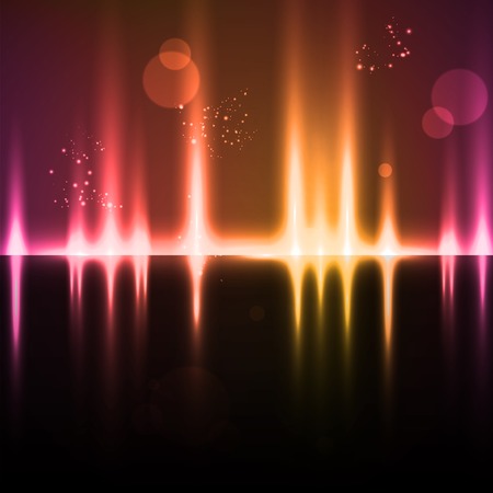 Abstract light background, futuristic illustrationの写真素材