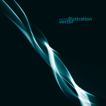 Abstract dynamic background, futuristic wavy vector illustration のイラスト素材