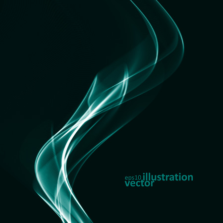 Abstract dynamic background, futuristic wavy vector illustration のイラスト素材