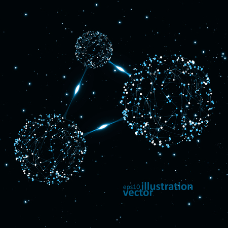 Molecular structureのイラスト素材