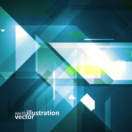 Abstract technology illustration, vector stylish concept のイラスト素材