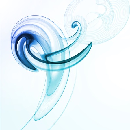 Abstract dynamic background, futuristic wavy illustrationの写真素材