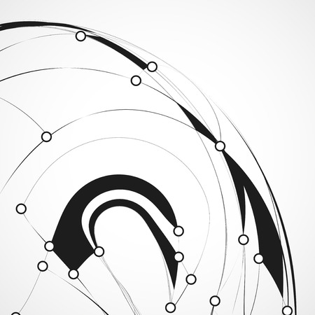 Abstract background, technology illustration stylishの写真素材