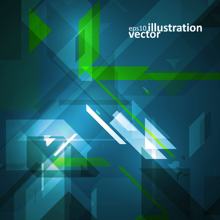Abstract technology illustration, vector stylish conceptのイラスト素材
