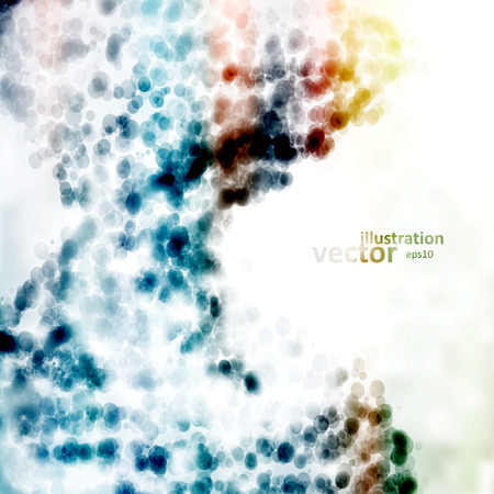 Futuristic dna, abstract molecule, cell illustrationのイラスト素材