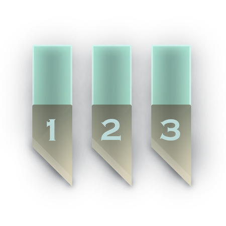 Infographics options banner, graphic design, stylish conceptの写真素材