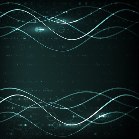 Abstract futuristic background, dark art illustrationの写真素材