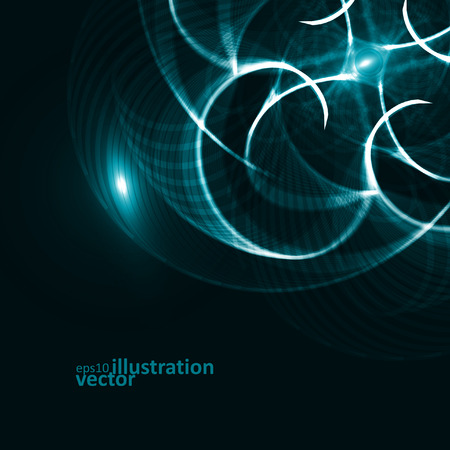 Abstract dynamic background, futuristic lines vector illustration eps10のイラスト素材