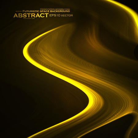 Abstract vector background, shiny space, futuristic wave illustration eps10のイラスト素材