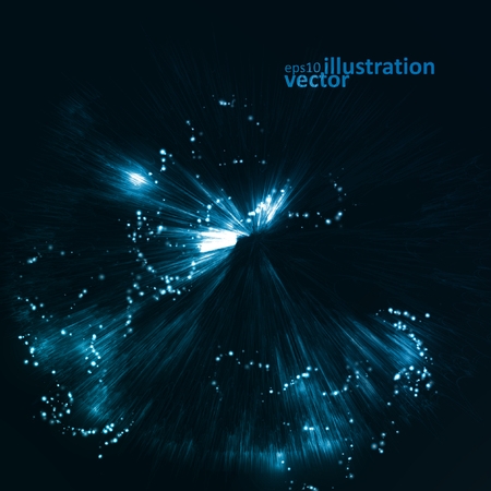 Abstract futuristic vector background, dark art illustration eps10のイラスト素材