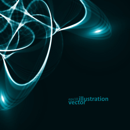 Abstract dynamic background, futuristic lines vector illustration eps10のイラスト素材